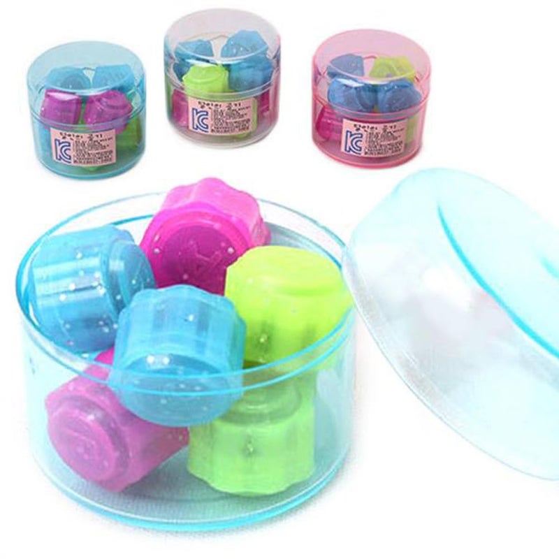 KOREA [Random] Korean Traditional Play Game 8PCS Gonggi Jack Stone Pebbles Set w/Round Case (4 Sets) - Image 1